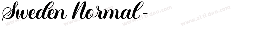 Sweden Normal字体转换